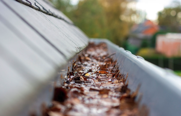 Thorough debris removal from gutters by Solar Sparkle Orange County